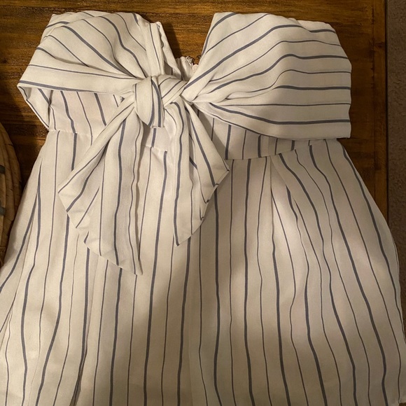 Blue and white striped romper from BOUTIQUE!!! - Picture 2 of 3